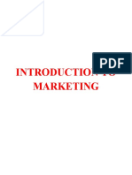 Unite 3 Introduction To Marketing