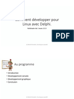 Comment développer pour Linux avec Delphi
