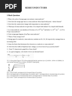 Semiconductors: 1 Mark Questions