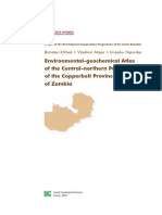 Environmental-Geochemical Atlas of The Central-Northern Part of The Copperbelt Province of Zambia
