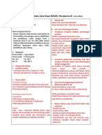 Material Safety Data Sheet (MSDS) - Rhodamine B-: H CIN O 1. Identifikasi
