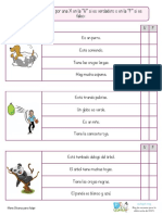 Verdadero o falso en función de un dibujo con 40 afirmaciones