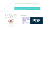 (PDF) The Flavor Matrix: The Art and Science of Pairing Common Ingredients To Create Extraordinary Dishes (By James Briscione)