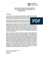 Recomendaciones para Las Buenas Prácticas Mediante La Utilización de TICs