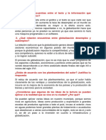 Relación entre población, desempleo y globalización