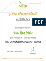 Diploma - Nutrivida Digital - Susana Zeballos PDF
