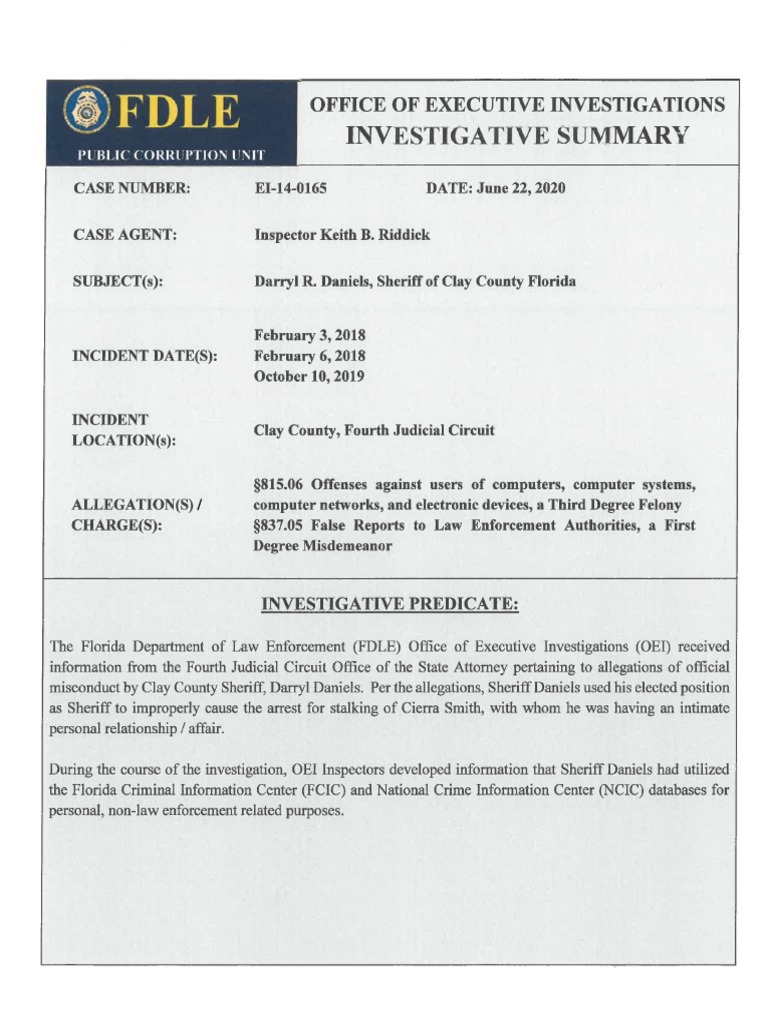 Investigative Predicate | PDF