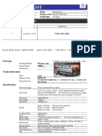 Quotation List: Description of Goods