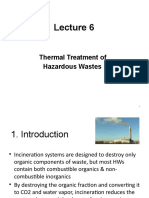 Thermal Treatment of Hazardous Wastes Lecture