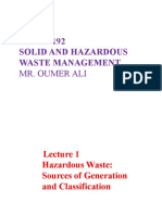 WSEE 4192 Solid and Hazardous Waste Management: Mr. Oumer Ali