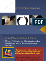 Nonverbal Communication and Discourse Analysis