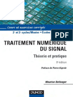 Maurice Bellanger - Traitement Numérique Du Signal - Théorie Et Pratique 8e Édition PDF