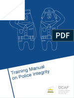 DCAF Training Manual On Police Integrity - ENG PDF