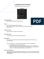 Paste Multiple Keyframes Instructions: Interface