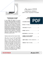 Exalco Albio 235 Sliding System