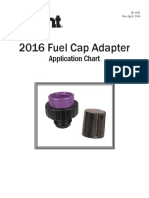 2016 Fuel Cap Adapter: Application Chart