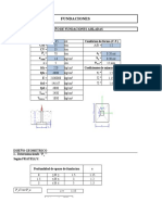 Planilla de Fundaciones