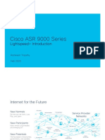 Cisco ASR 9000 Series: Lightspeed+ Introduction