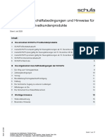 Allgemeine Geschäftsbedingungen Und Hinweise Für Die SCHUFA-Privatkundenprodukte