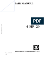 ZF 4HP20 Automatic Transmission Repair Manual PDF