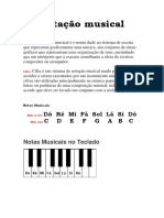 Notação musical: sinais, cifras e notas