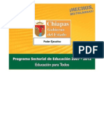 Prog Sectorial Educa2007-2012
