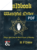 Guildbook of The Watchful Order