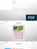 Tipos de Textos