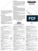 549kl - Health o Meter - Manual