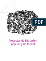 Proyectos de Educación Popular y No Formal