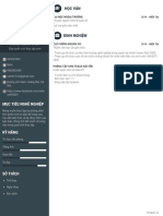 CV Ứng Tuyển VỊ Trí Thực Tập PDF