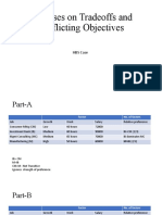 Exercises On Tradeoffs and Conflicting Objectives: HBS Case