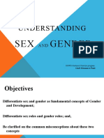 Understanding: SEX Gender