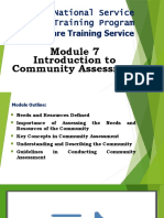 National Service Training Program