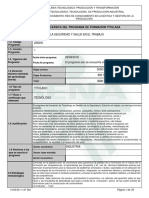 GESTION DE LA SEGURIDAD Y SALUD EN EL TRABAJO