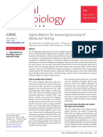 Clinical Microbiology: Sigma Metrics For Assessing Accuracy of Molecular Testing