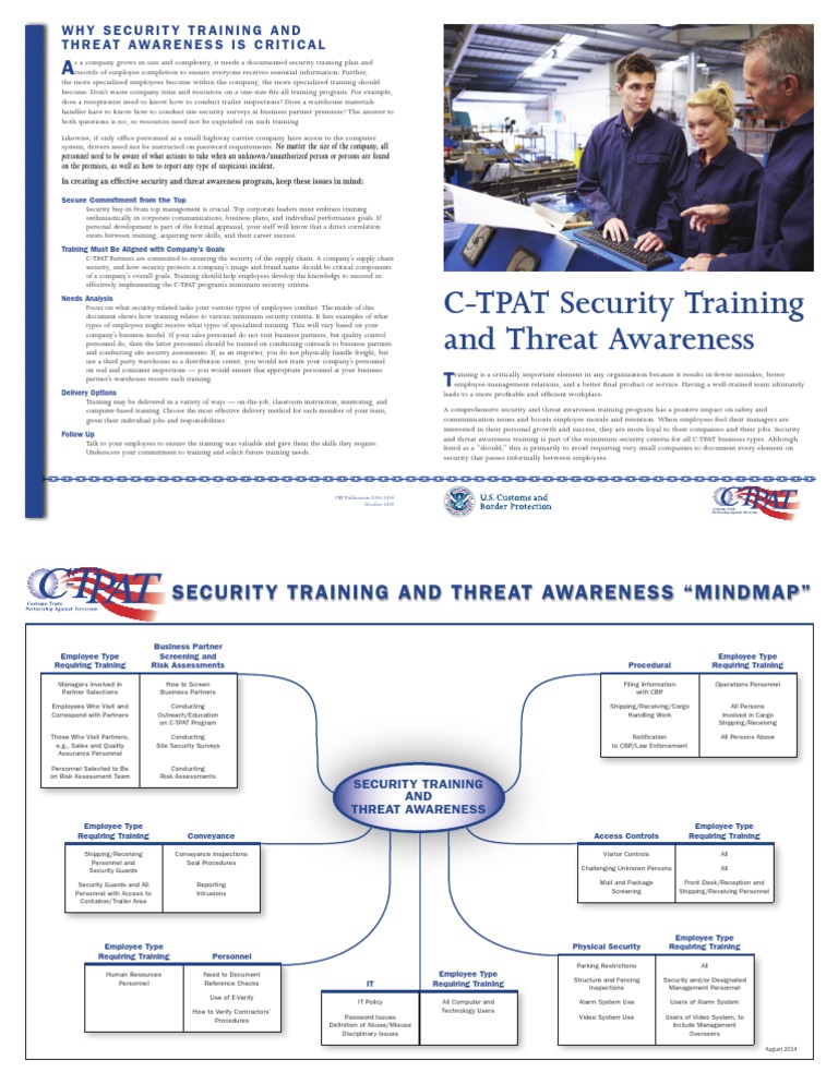Security Training for Supply Chain Safety | PDF | U.S. Customs And ...