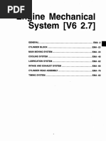 Hyundai Santa Fe 2000 Workshop Manual - Engine Mechanical System (V6 2.7)