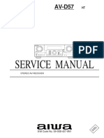 Aiwa AV D57 Service Manual