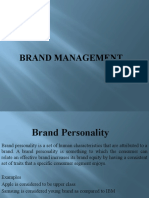 Brand Management: Presented by Alina Thankam Ninan