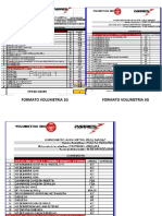 Formatos de Volumetria