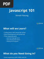 Zenva - Javascript 101 Slides