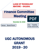 Finance Committee On 10.12.2019