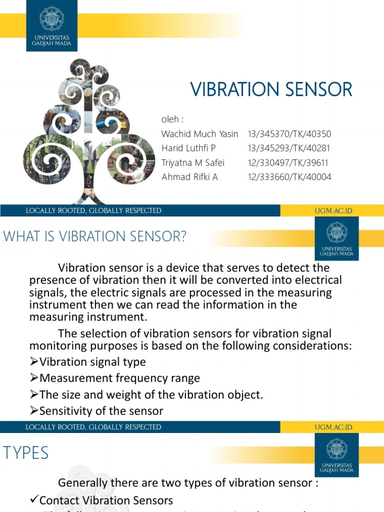 Types and Applications of Vibration Sensors | PDF | Accelerometer | Sensor