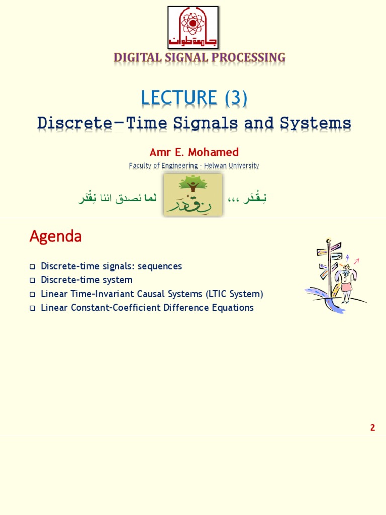 Discrete-Time Signals and Systems Overview | PDF | Discrete Time And ...