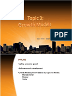 Lesson 3 Growth Models