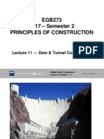 Lect 10 Week 11 - Dam & Tunnel Construction