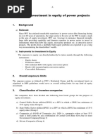 For PFC Website Policy For Equity Investment in Power Projects