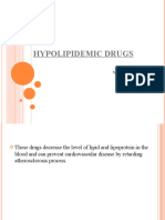 Hypolipidemic Drugs and Their Classification