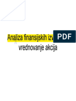 Analiza Fin Izvestaja